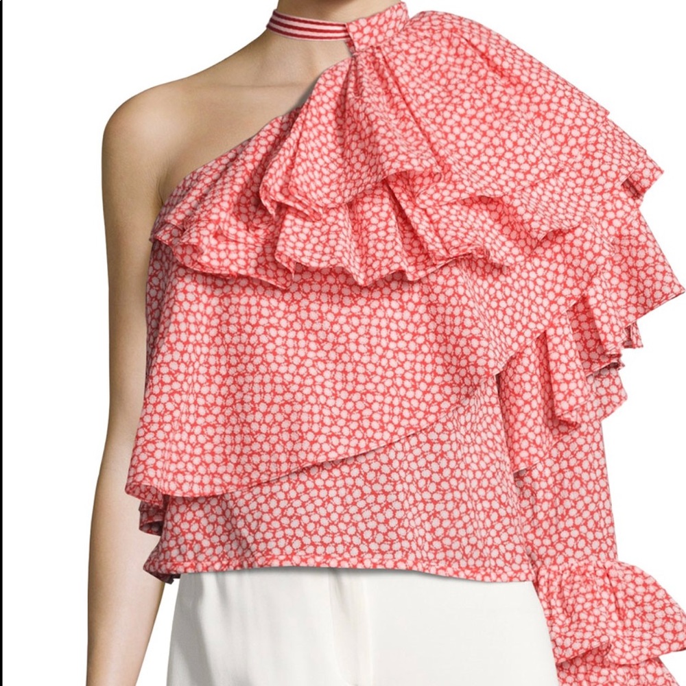 Rosie assoulin cork screw blouse